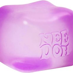 Alternative view of Nice Cube -Sensory Squeeze Toy with Super Solid Squish - 2.25 Cube - Pink