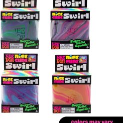 Alternative view of Nice Cube Swirl - Sensory Toy with a Super Solid Squish - Unique, Swirling Color Blend - Color May Vary (1 Per Pack)