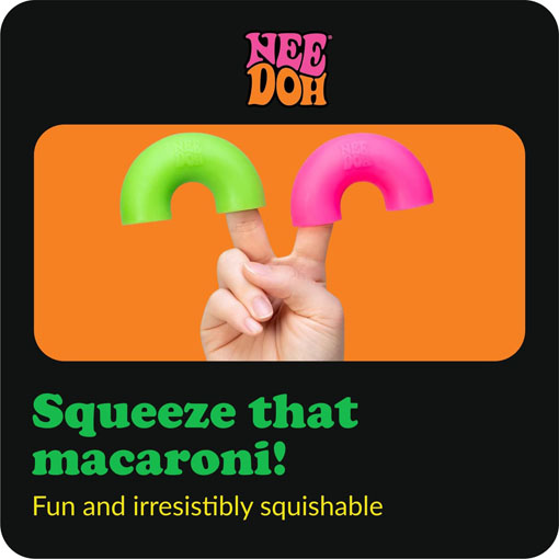 Mac 'N' Squeeze - Sensory Squeeze Toy - Contains 4 Squishy Noodles - Image 8