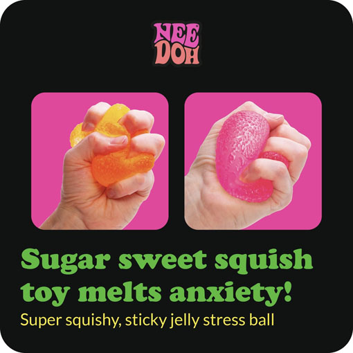 Gumdrop Textured Sensory Fidget Toy with Super Solid Squish - Image 6