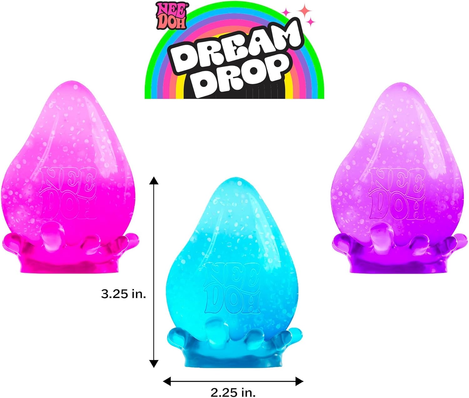 Dream Drop - Sensory Toy with Groovy Goo Filling - Three Random Colors - Ages 3 and Up - 3 Pack - Image 15