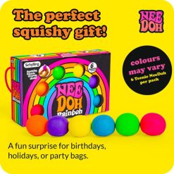 Alternative view of Rainboh Teenie - Sensory Squeeze Toy - Contains 6 Mini Groovy Globs