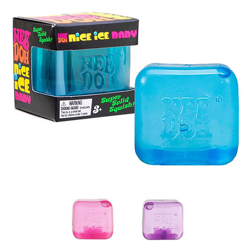 Nice Cube - Sensory Squeeze Toy with Super Solid Squish - 2.25 Cube