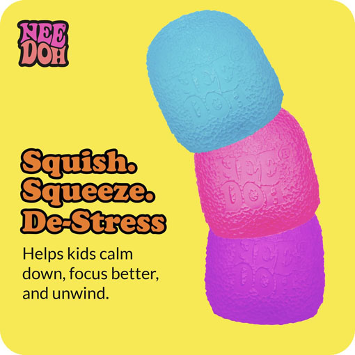 Gumdrop Textured Sensory Fidget Toy with Super Solid Squish - Image 3