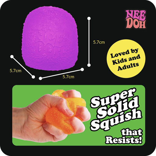 Gumdrop Textured Sensory Fidget Toy with Super Solid Squish - Image 7
