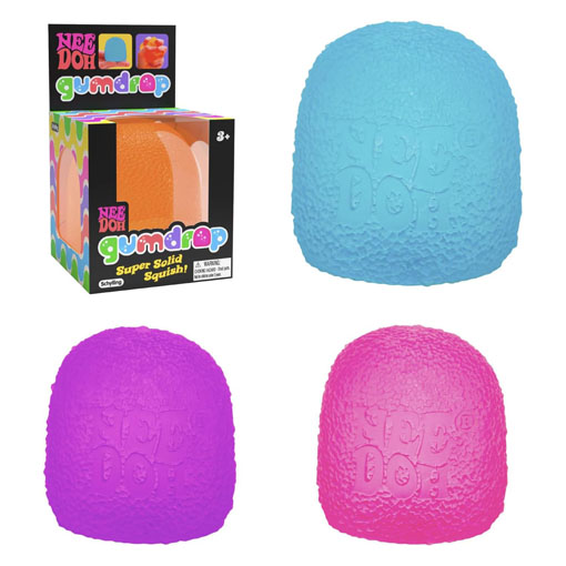 Gumdrop Textured Sensory Fidget Toy with Super Solid Squish