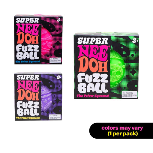 Super Nee Doh Fuzzball Stress Ball Fidget Toy - Image 2
