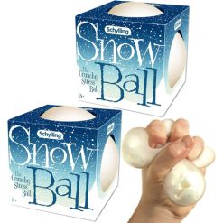 Snow Ball Stretchy Stress Balls Gift Set Bundle - 2 Pack