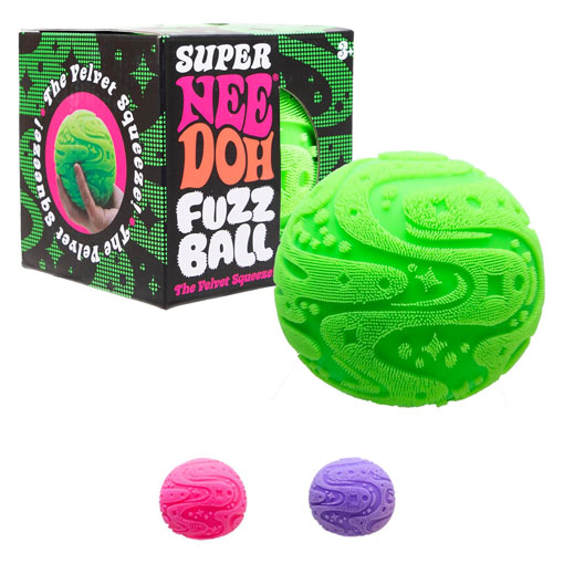 Super Nee Doh Fuzzball Stress Ball Fidget Toy