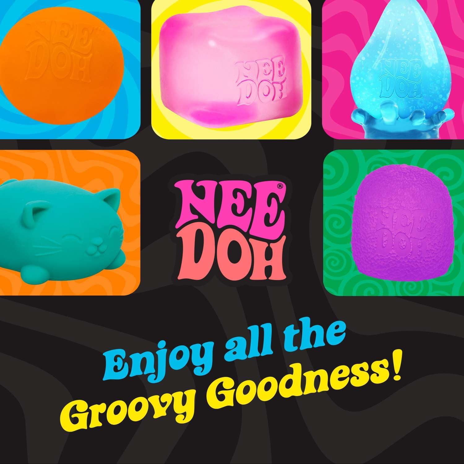 Advent Calendar - 24 Days of Sensory Surprises - Squishy Toys with Fun Shapes and Textures - Ages 3 and Up - Color May Vary; 24 NeeDoh Toys in One Calendar - Image 6